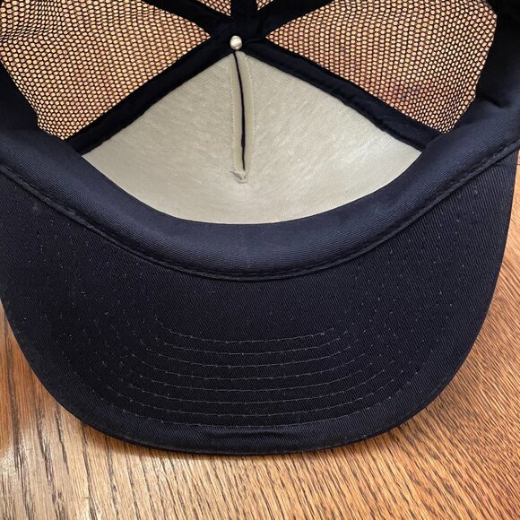 Men's Water & Waste Water Equipment Co.Blue Snapback Mesh Back Trucker Hat Cap - Picture 8 of 11